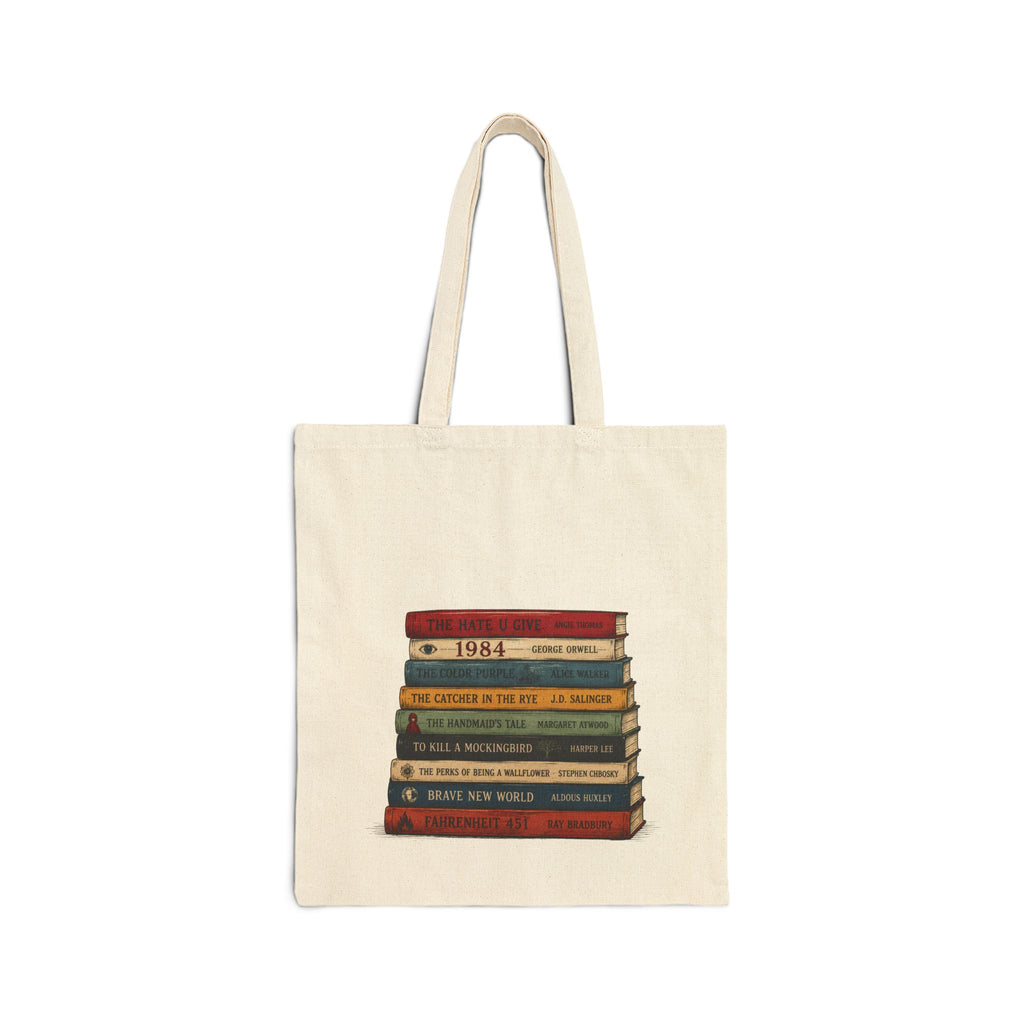 Banned Books Canvas Tote Bag – Say everything without saying a word