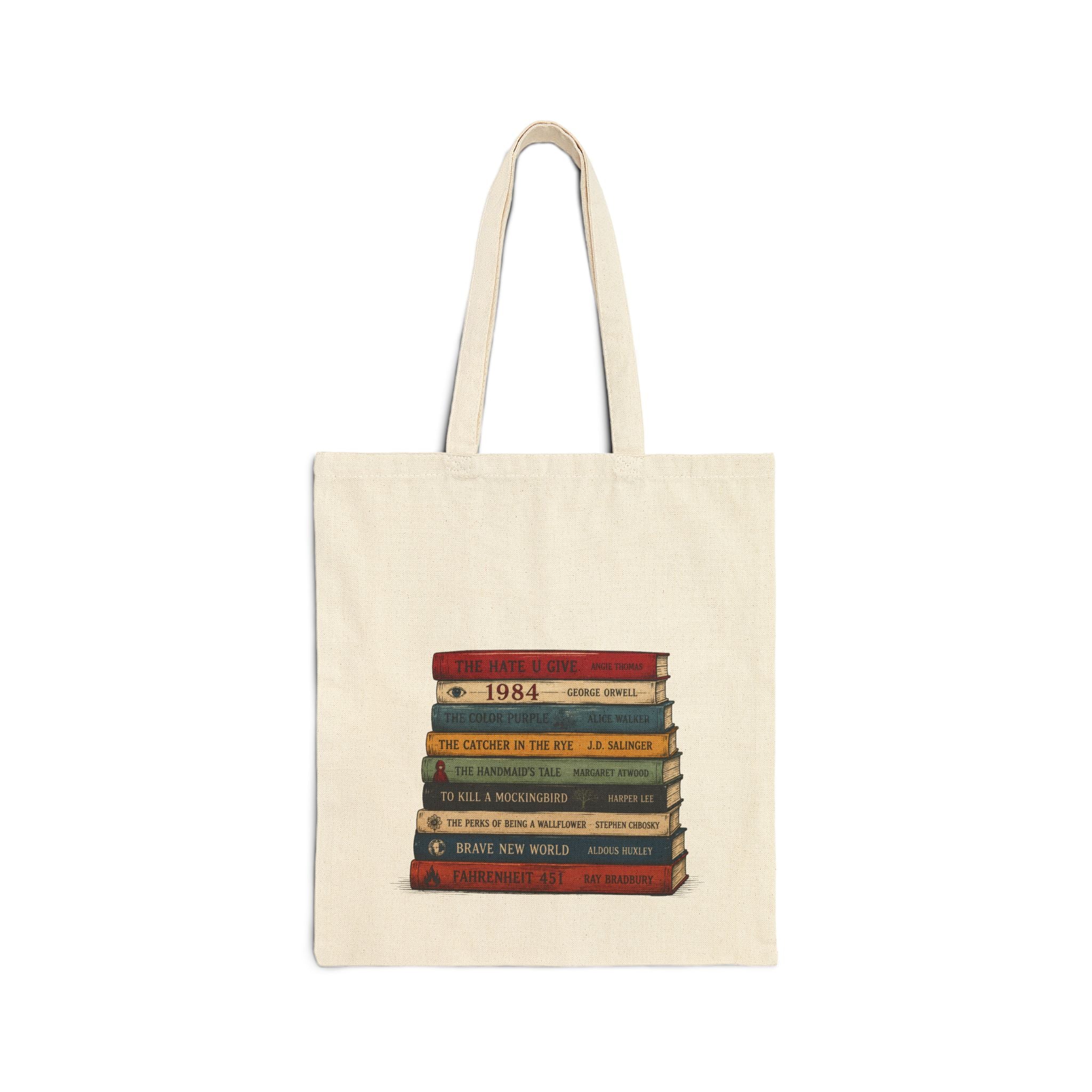 Banned Books Canvas Tote Bag – Say everything without saying a word
