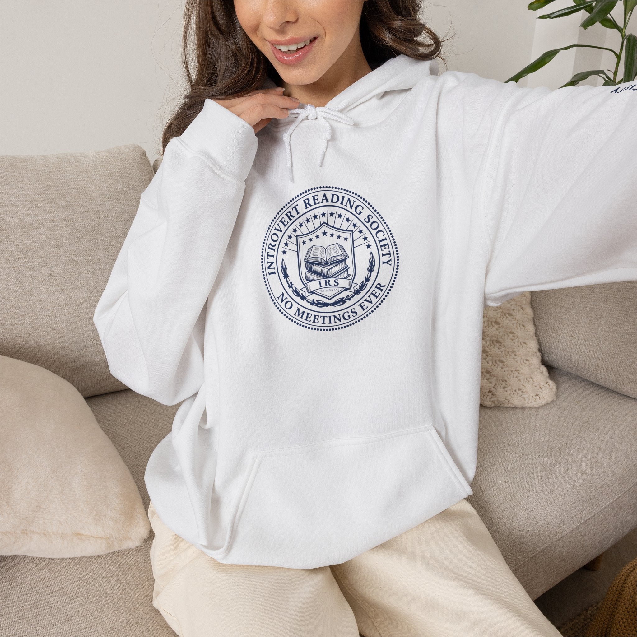 Introvert Reading Society - Cozy Hoodie