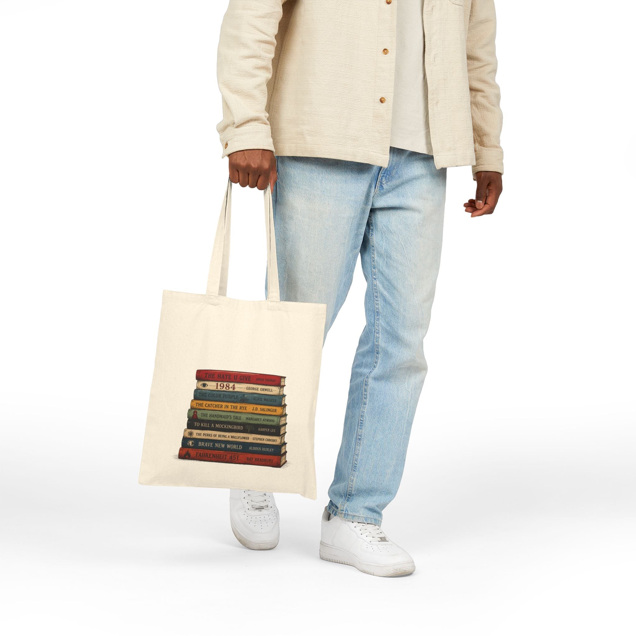 Banned Books Canvas Tote Bag – Say everything without saying a word